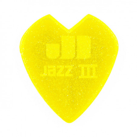 COMPRAR Pack de 6 Púas DUNLOP KIRK HAMMET Yellow Glitter  Jazz III.