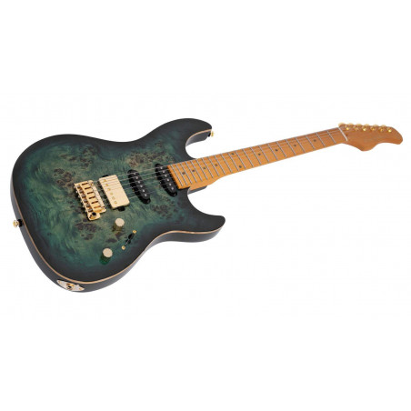 Sire LARRY CARLTON S10 HSS TRANSPARENT GREEN Guitarra Eléctrica Sire LARRY CARLTON S10 HSS TRANSPARENT GREEN Guitarra Eléctrica