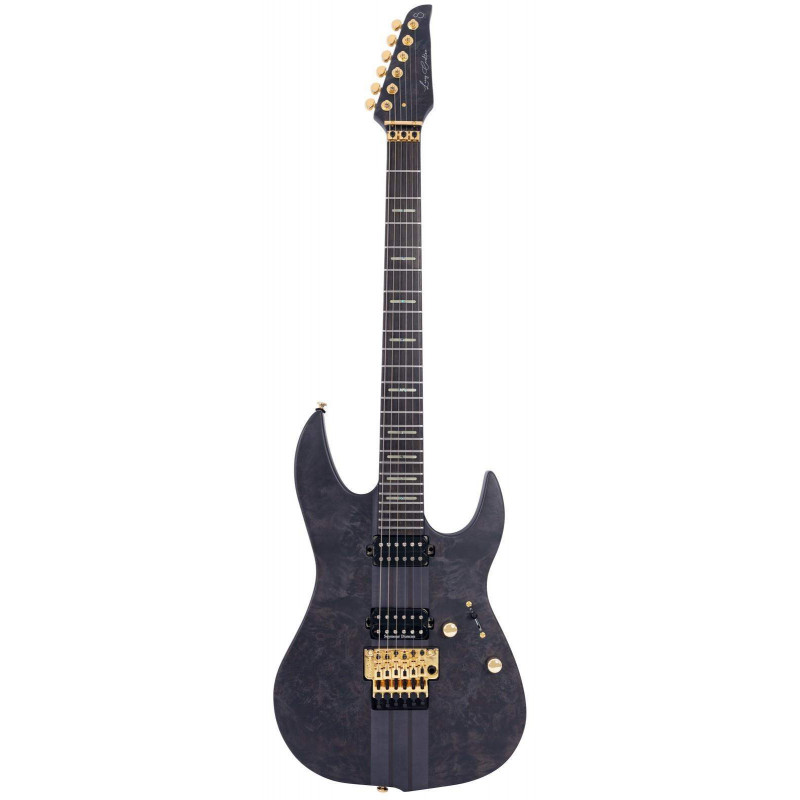 LARRY CARLTON X10 TRANSPARENT BLACK SATIN Guitarra Eléctrica