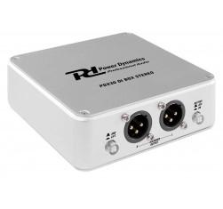 Caja de inyeccion estereo DI ,dos entradas Jack 6.3 mm. 2 salidas XLR