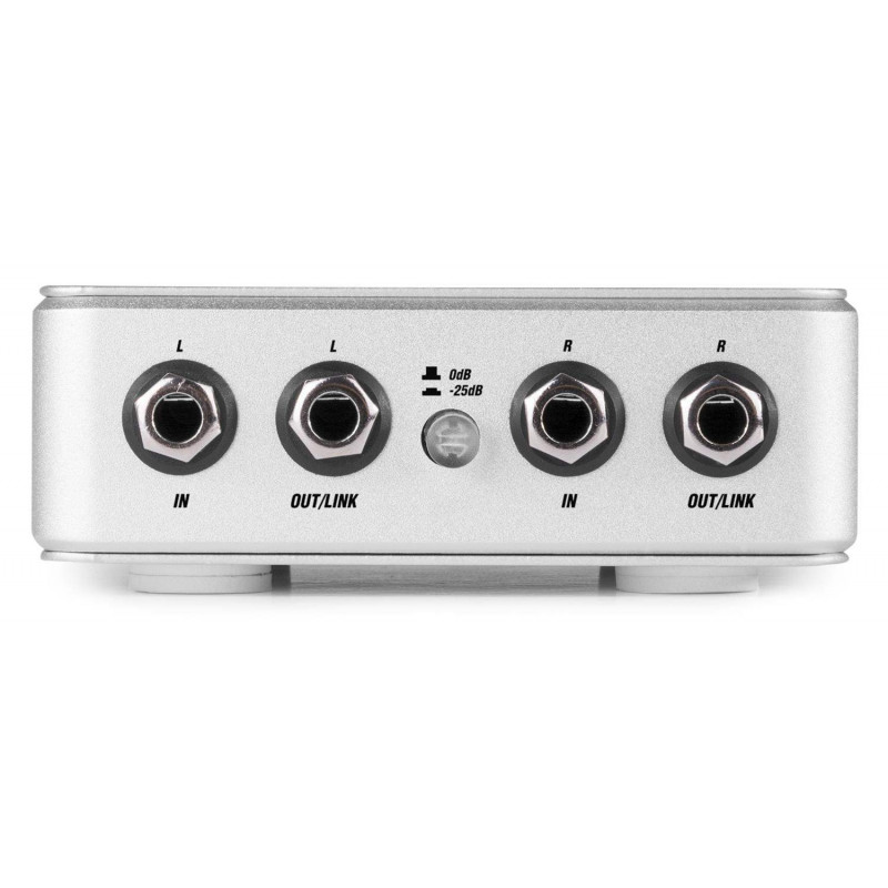 Caja de inyeccion estereo DI ,dos entradas Jack 6.3 mm. 2 salidas XLR