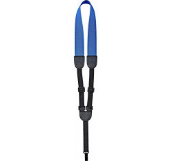 comprar Correa Ukelele ORTEGA OUSHK-BL de nylon azul,no requiere de enganches que agujereen el instrumento.