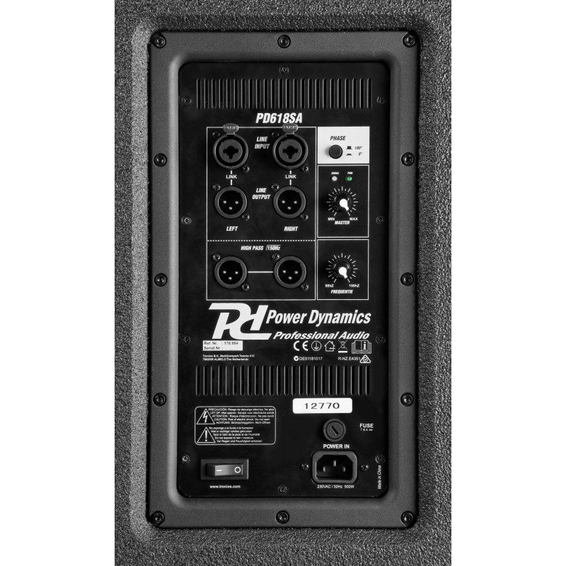 Power Dynamics PD618SA Subwoofer activo 18''8''
