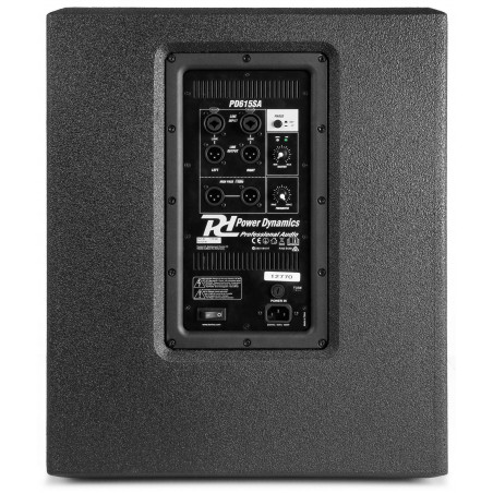 POWER DYNAMICS PD615SA Subwoofer Activo 15", 500 W.RMS