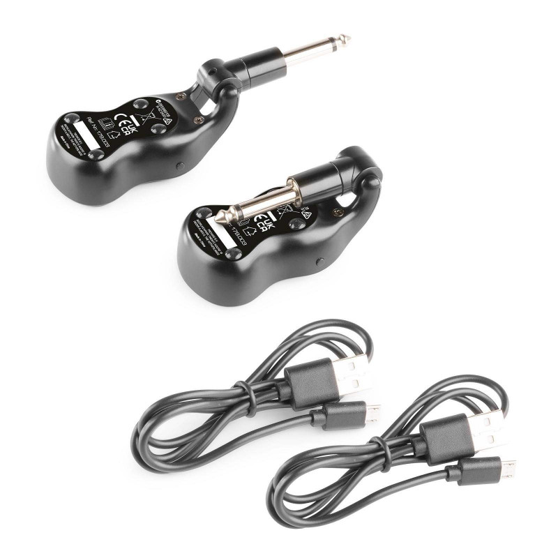 VONYX WGS20 Sistema Inalambrico UHF para Guitarra ,alcance 20 metros, Bateria Recargable por micro USB