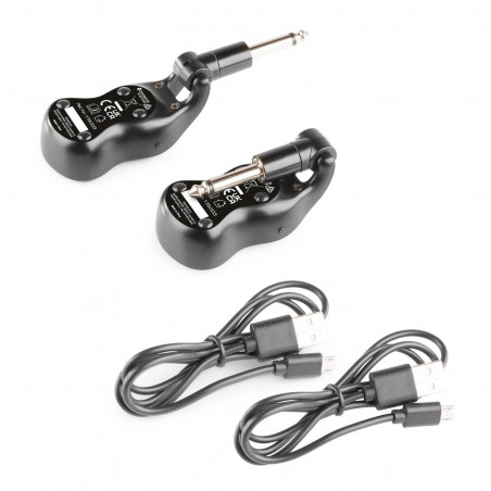 VONYX WGS20 Sistema Inalambrico UHF para Guitarra ,alcance 20 metros, Bateria Recargable por micro USB