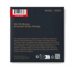 comprar Juego de cuerdas para guitarra Acústica Dunlop DAB1254 Bronze 80/20 Medium , Calibre 12 - 54. 2