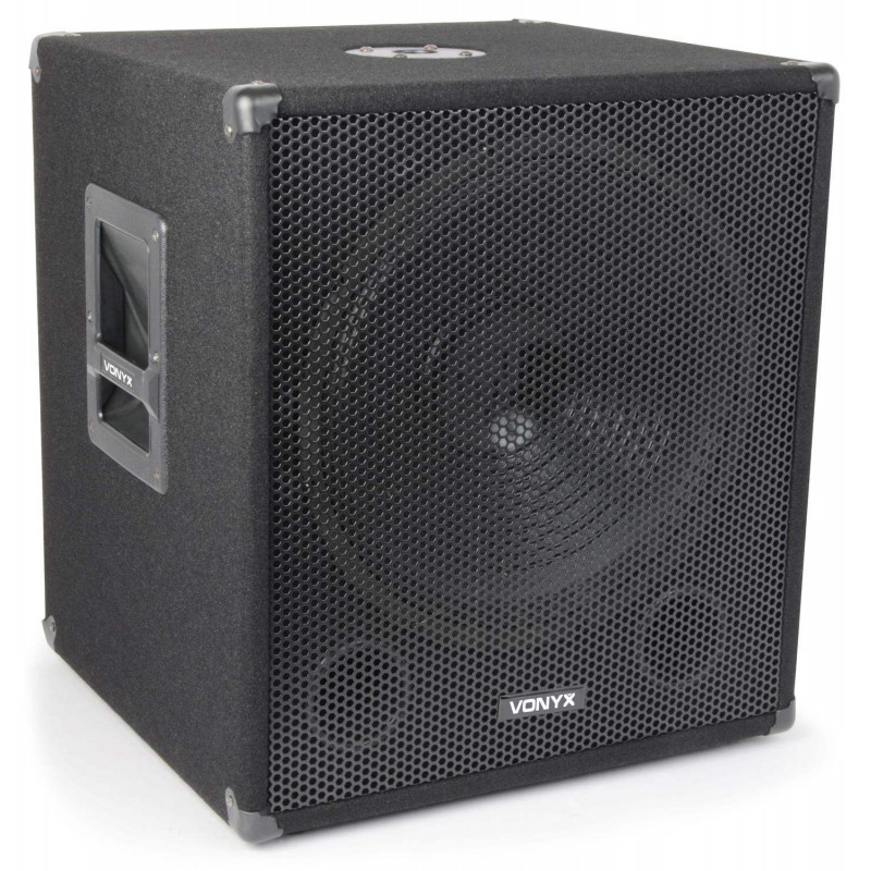 VONYX SMWBA15 Subwoofer Bi-Amplificado 15" 600W + 2 X 150 Watts