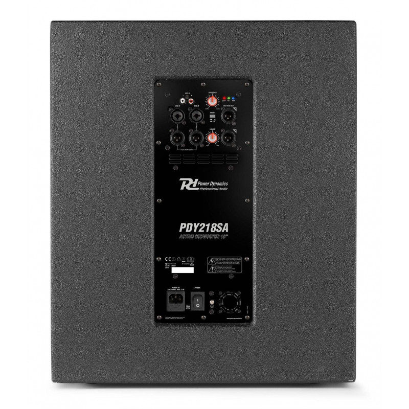 Power Dynamics PDY218SA Subwoofer Activo 18''