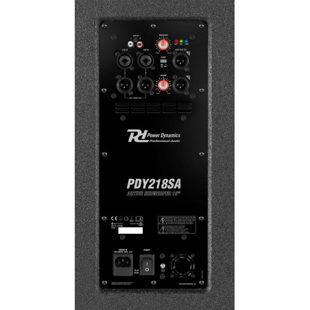 Power Dynamics PDY218SA Subwoofer Activo 18'' Power Dynamics PDY218SA Subwoofer Activo 18''