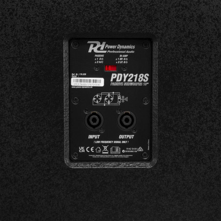 Power Dynamics PDY218S Subwoofer subgrave  Pasivo 18'' 1000 Watts Power Dynamics PDY218S Subwoofer subgrave  Pasivo 18'' 1000 Watts