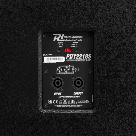 Power Dynamics PDY2218S Subwoofer Pasivo Doble 18'' 2000 Watts Pico Power Dynamics PDY2218S Subwoofer Pasivo Doble 18'' 2000 Watts Pico