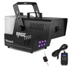BeamZ Rage 1800LED Maquina de humo con temporizador 1800 W  DMX