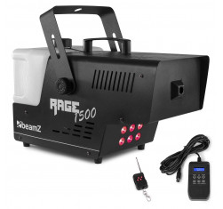 BeamZ Rage 1500LED Maquina de humo con temporizador, 1500 W DMX