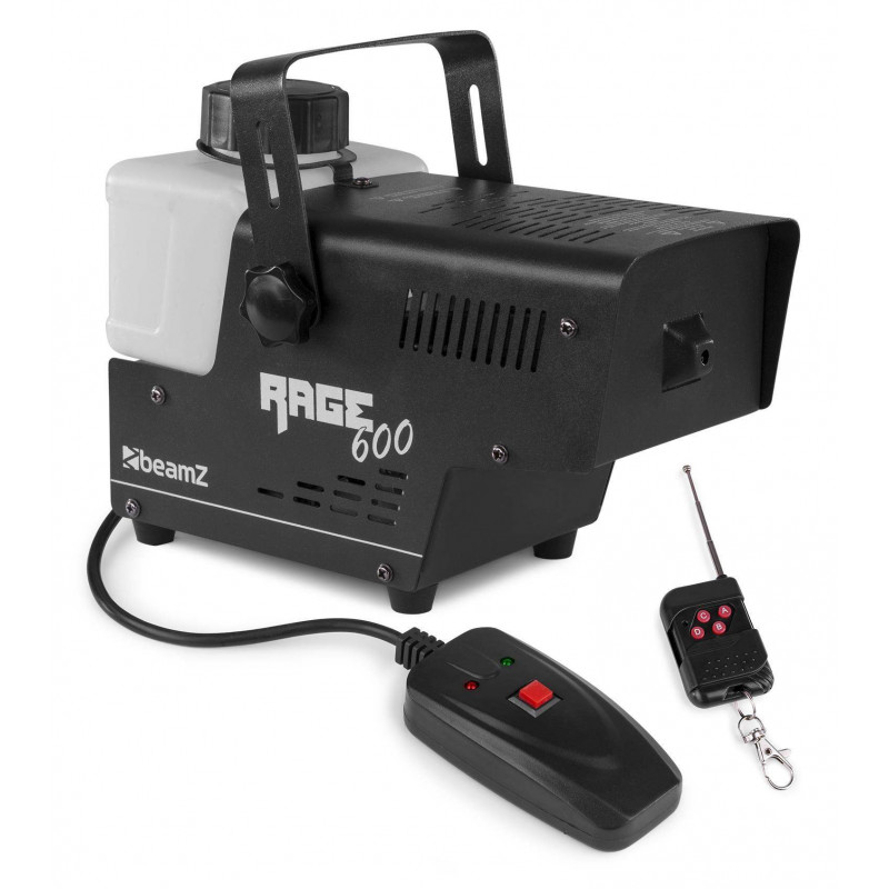 BeamZ Rage 600 Maquina de humo con mando a distancia inalam, 600 W