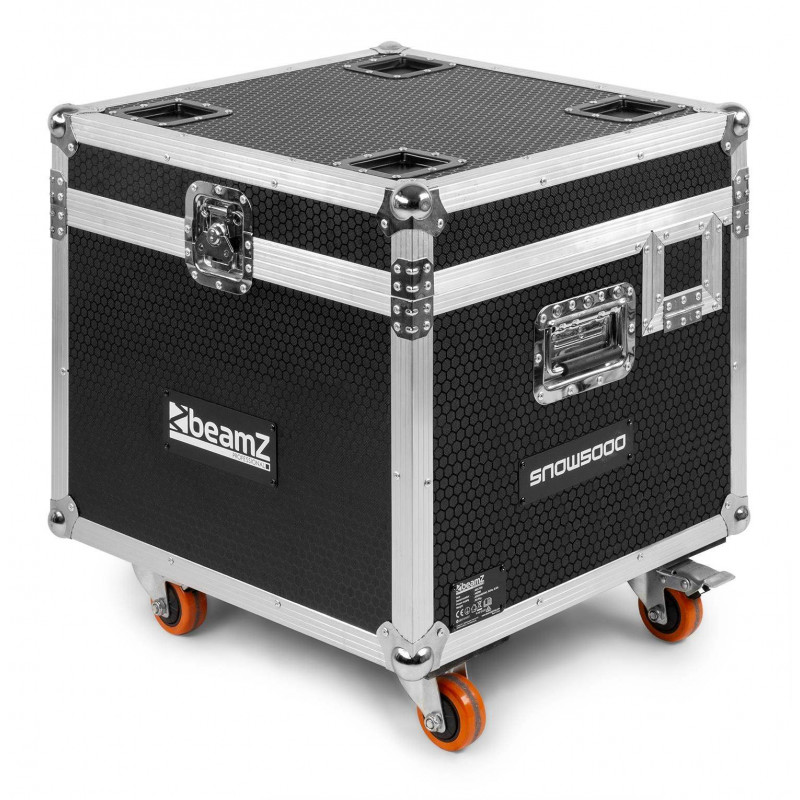 BeamZ SNOW5000 Maquina de nieve Profesional alto volumen,FlightCase