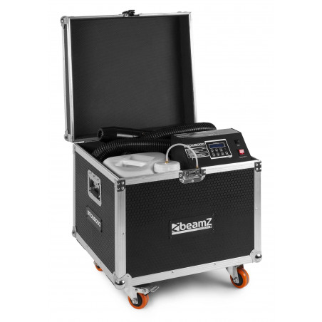BeamZ SNOW5000 Maquina de nieve Profesional alto volumen,FlightCase