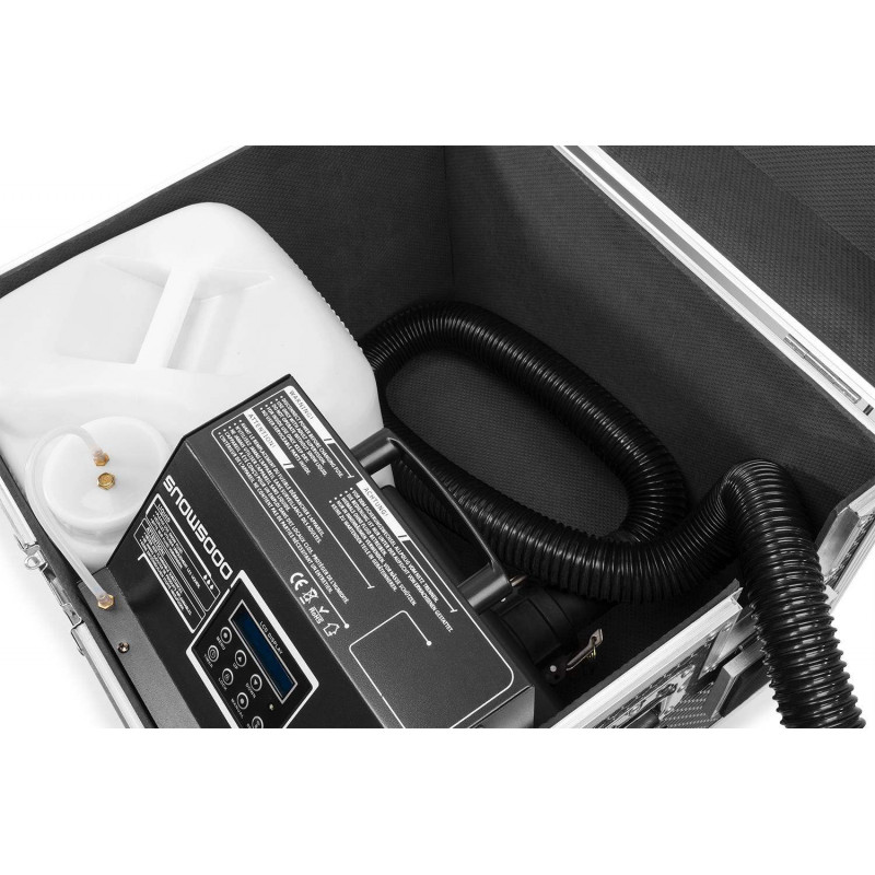 BeamZ SNOW5000 Maquina de nieve Profesional alto volumen,FlightCase