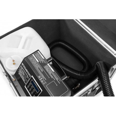BeamZ SNOW5000 Maquina de nieve Profesional alto volumen,FlightCase