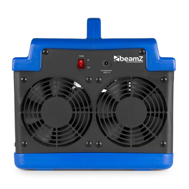 BeamZ B1500 Máquina de Burbujas Doble Potente ventilador que sopla las burbujas frontalmente,mando inalambrico