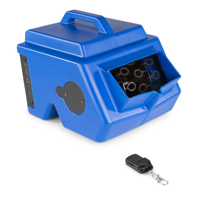 BeamZ B1500 Máquina de Burbujas Doble Potente ventilador que sopla las burbujas frontalmente,mando inalambrico