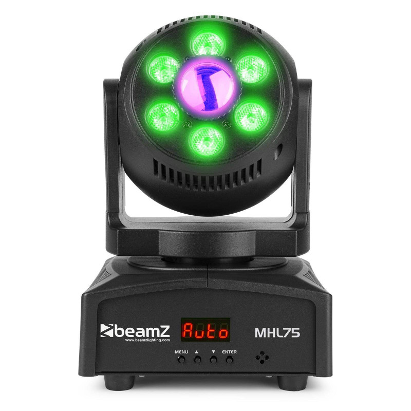 BeamZ MHL75 LED SPOT/WASH Cabeza Movil LED Híbrida ,Spot Led 30W
