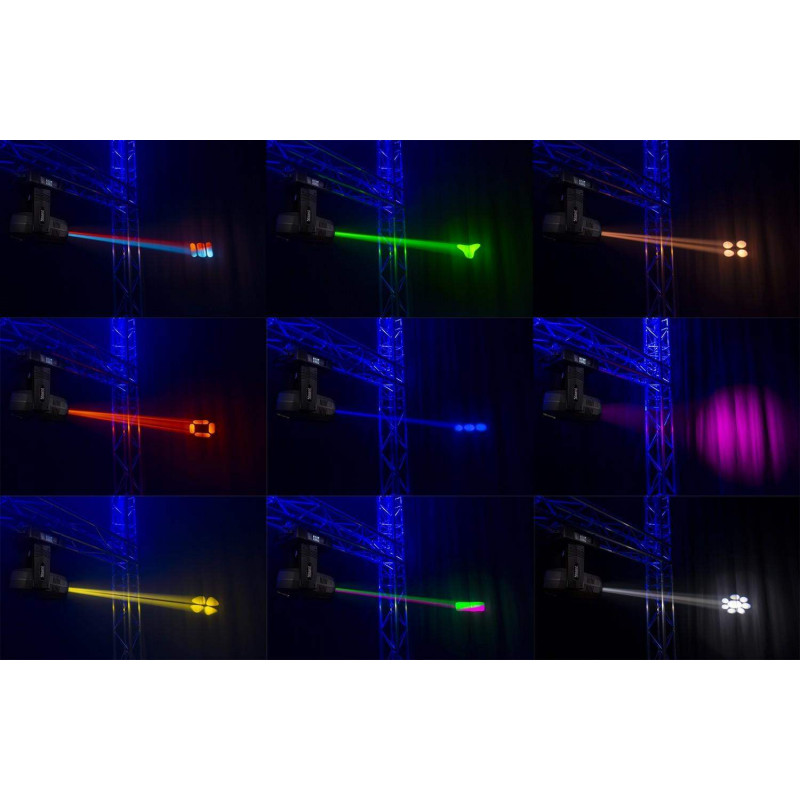 TIGER 17R 350W BEAM/SPOT Cabeza Móvil 2 Piezas en Flightcase