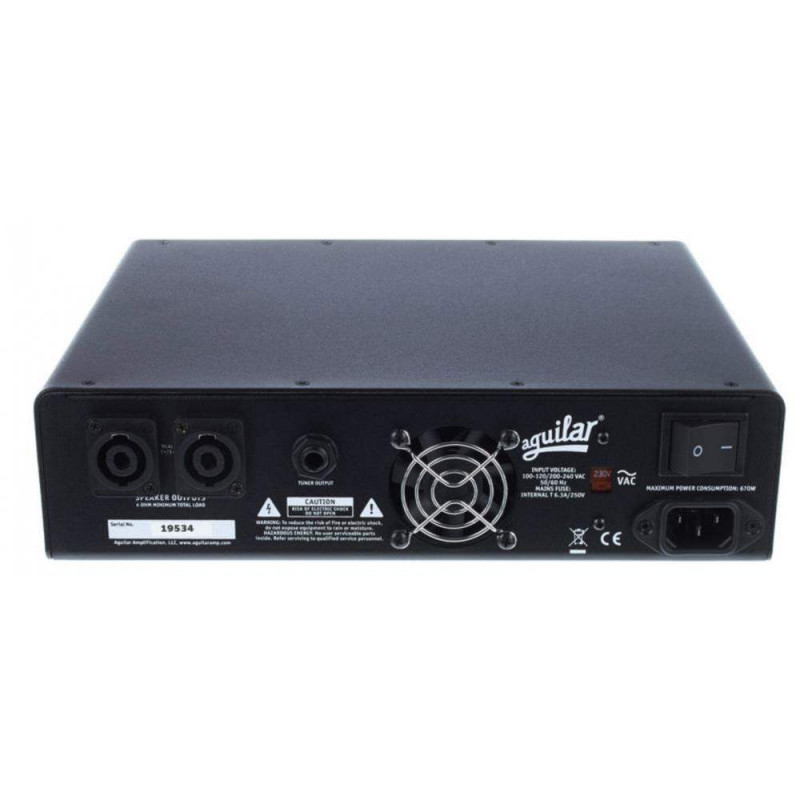AGUILAR TONE HAMMER 500 Amplificador para Bajo Cabezal,500 W a 4 Ohm, 250 W a 8 Ohm