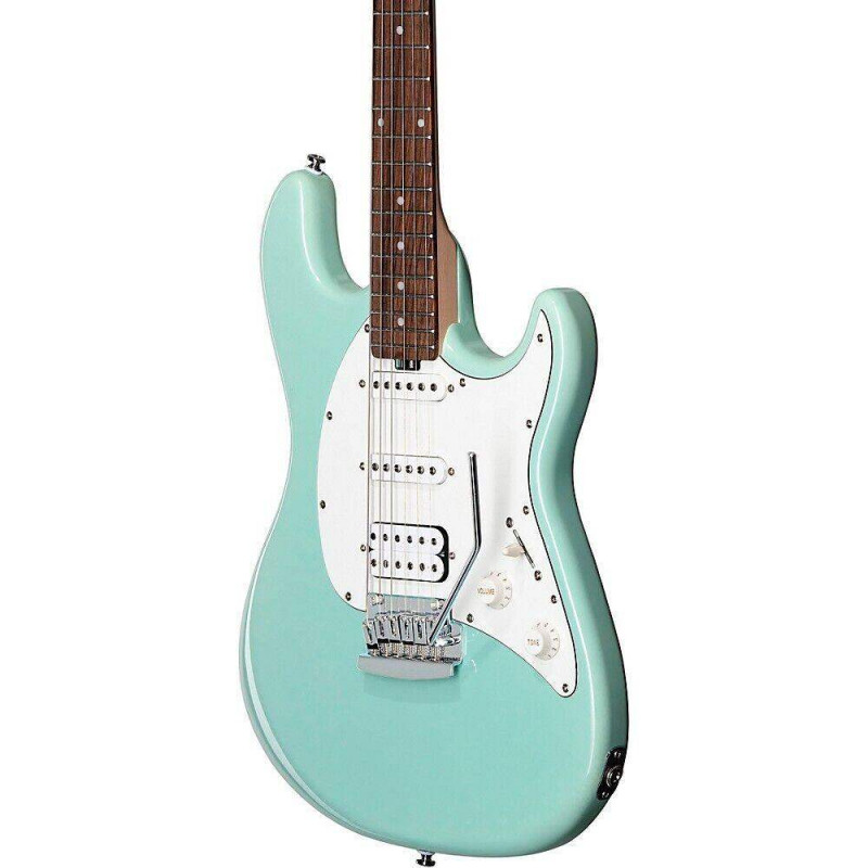 comprar Guitarra Eléctrica STERLING by MUSICMAN CUTLASS CT30 HSS M/R TREMOLO, Tipo Strato, en color Mint Green.