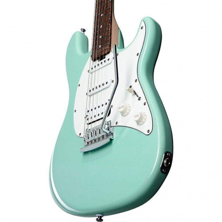 comprar Guitarra Eléctrica STERLING by MUSICMAN CUTLASS CT30 HSS M/R TREMOLO, Tipo Strato, en color Mint Green.