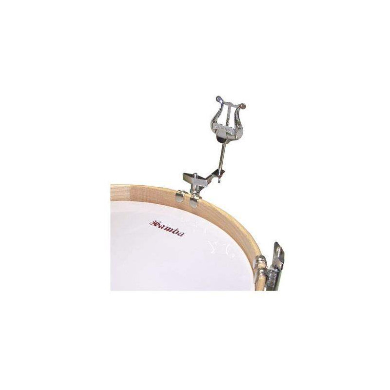 comprar Atril de marcha para caja o tambor con soporte SAMBA 9004SM acabado niquelado.