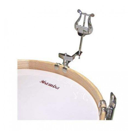 comprar Atril de marcha para caja o tambor con soporte SAMBA 9004SM acabado niquelado.