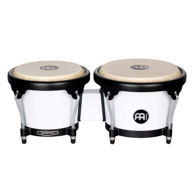 comprar Bongos Meinl HB50WH Journey Series de 6 1/2'' & 7 1/2'' realizados en plástico ABS y color blanco.