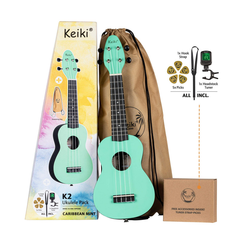 ORTEGA KEIKI K2-CBM Pack Ukelele Soprano