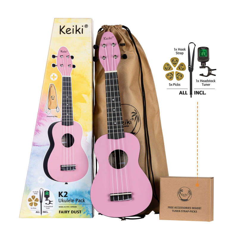 ORTEGA KEIKI K2-FYD Pack Ukelele Soprano