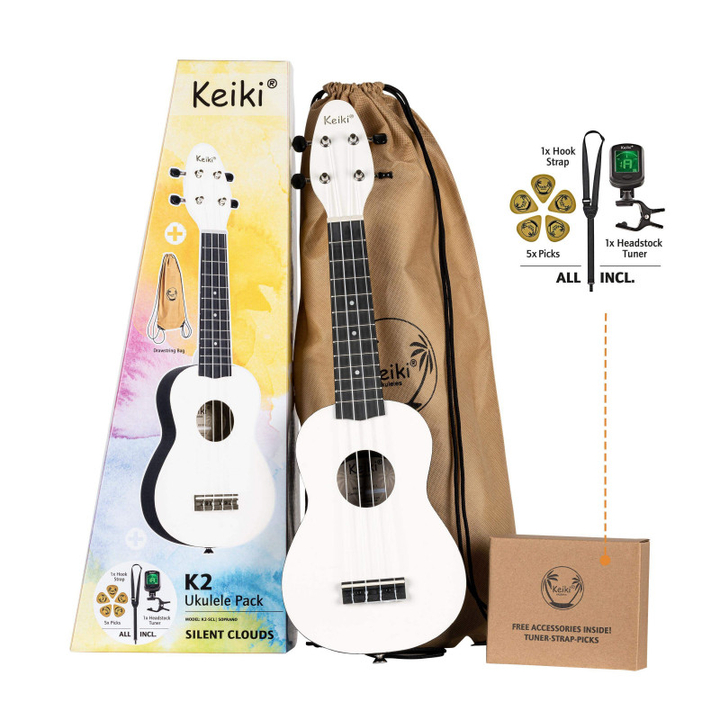 ORTEGA KEIKI K2-SCL Pack Ukelele Soprano