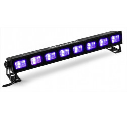 BeamZ BUV93 Barra de Led Ultravioleta ( Luz Negra ) 8X3W UV,