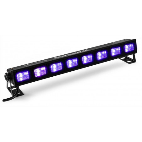 BeamZ BUV93 Barra de Led Ultravioleta ( Luz Negra ) 8X3W UV,