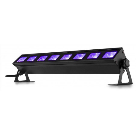 BeamZ BUV93 Barra de Led Ultravioleta ( Luz Negra ) 8X3W UV,