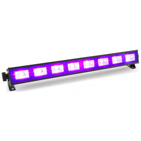 BeamZ BUV93 Barra de Led Ultravioleta ( Luz Negra ) 8X3W UV,