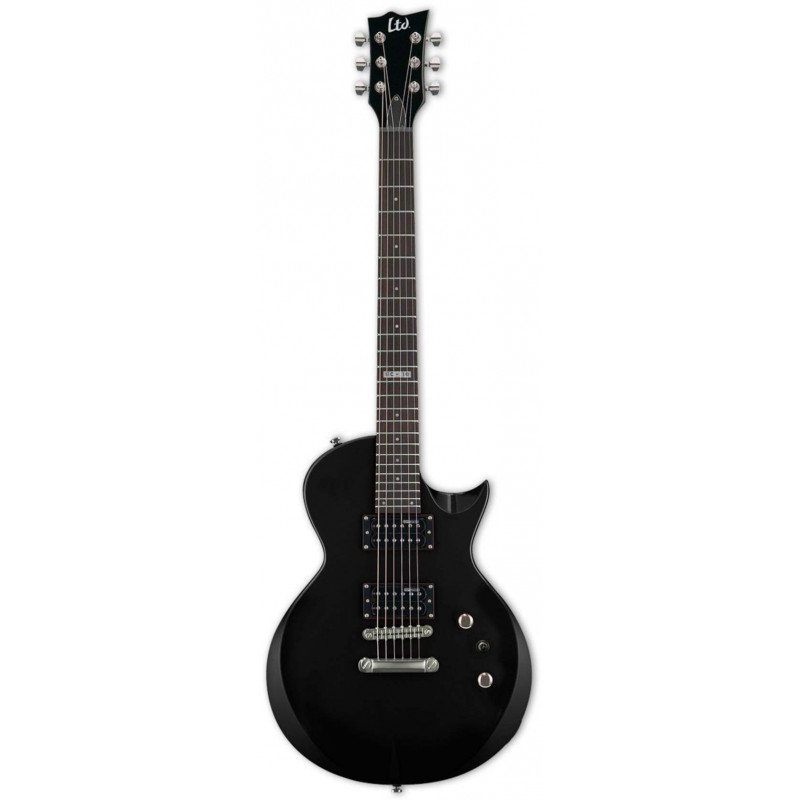 Set de Guitarra Eléctrica y Funda LTD EC-10 acabado en negro