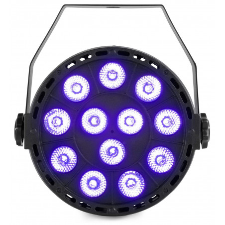 Foco PAR Party LED 12x1W UV DMX Foco PAR Party LED 12x1W UV DMX