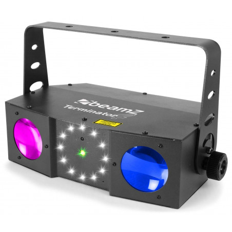 TERMINATOR IV LED efecto Doble Moonflower, laser y strobo TERMINATOR IV LED efecto Doble Moonflower, laser y strobo