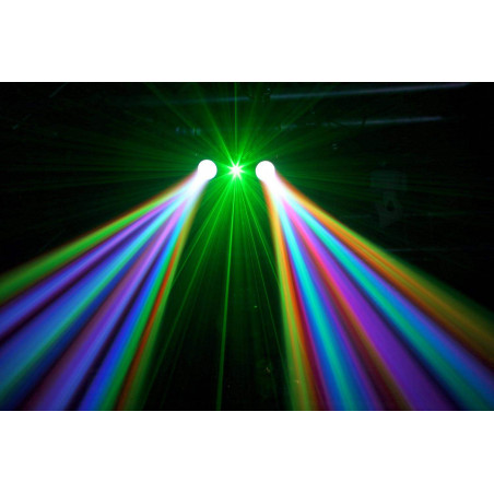 TERMINATOR IV LED efecto Doble Moonflower, laser y strobo TERMINATOR IV LED efecto Doble Moonflower, laser y strobo