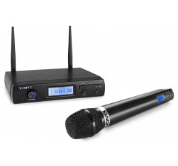 Vonyx WM61 Micrófono inalámbrico de Mano UHF 16Ch 2