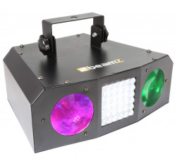 Urano LED Doble Moonflower con Strobo Efecto Discoteca