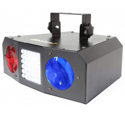 Urano LED Doble Moonflower con Strobo Efecto Discoteca 2