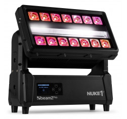 BEAMZ NUKE1 Strobo/Baño de Color Motorizado para exterior IP65
