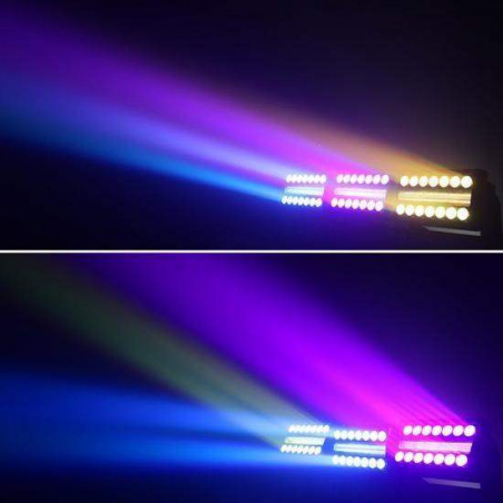 BEAMZ NUKE1 Strobo/Baño de Color Motorizado para exterior IP65