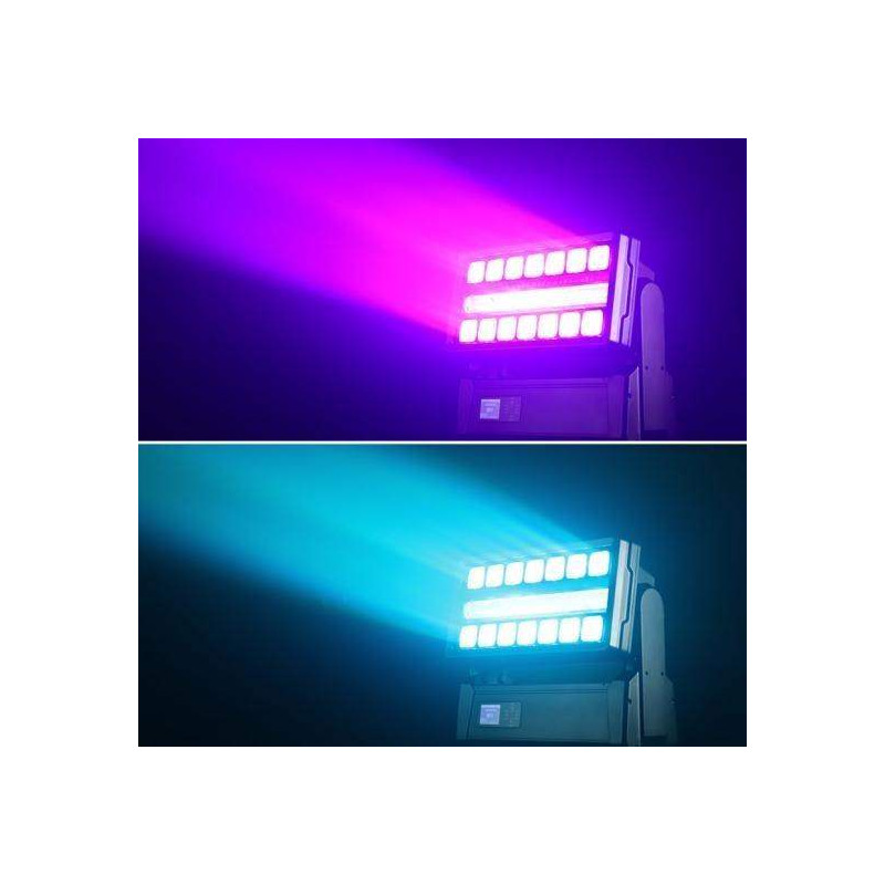 BEAMZ NUKE1 Strobo/Baño de Color Motorizado para exterior IP65